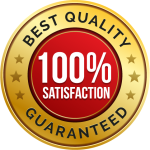 100% Satisfaction Guaranteed Badge