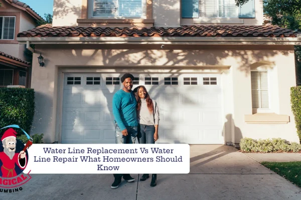 Couple Standing infront of their home