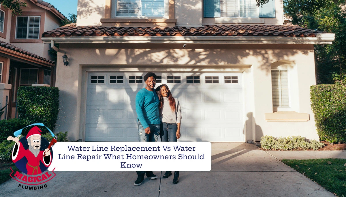 Couple Standing infront of their home
