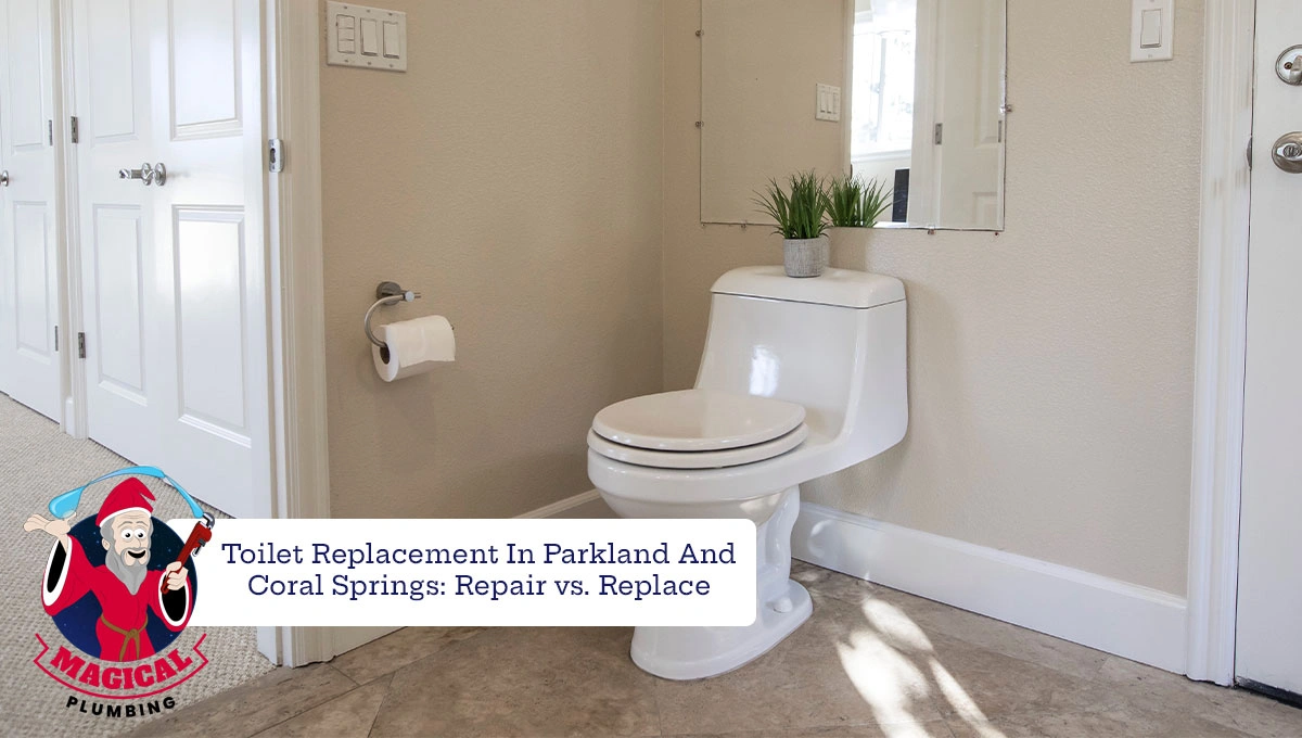 Contemporary bathroom design featuring a white toilet, mirror, and decor.